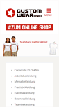 Mobile Screenshot of customwear.de